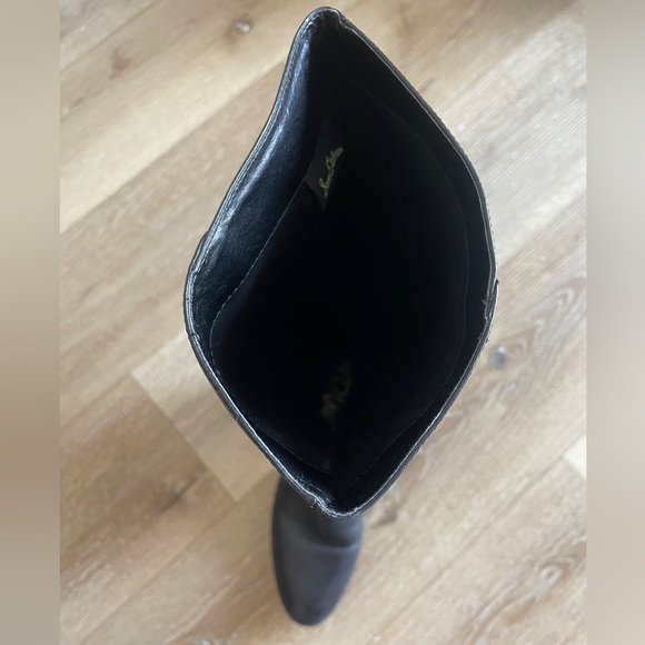 Sam Edelman Patton Black Leather Riding Knee Boot Size 9 - Picture 12 of 12